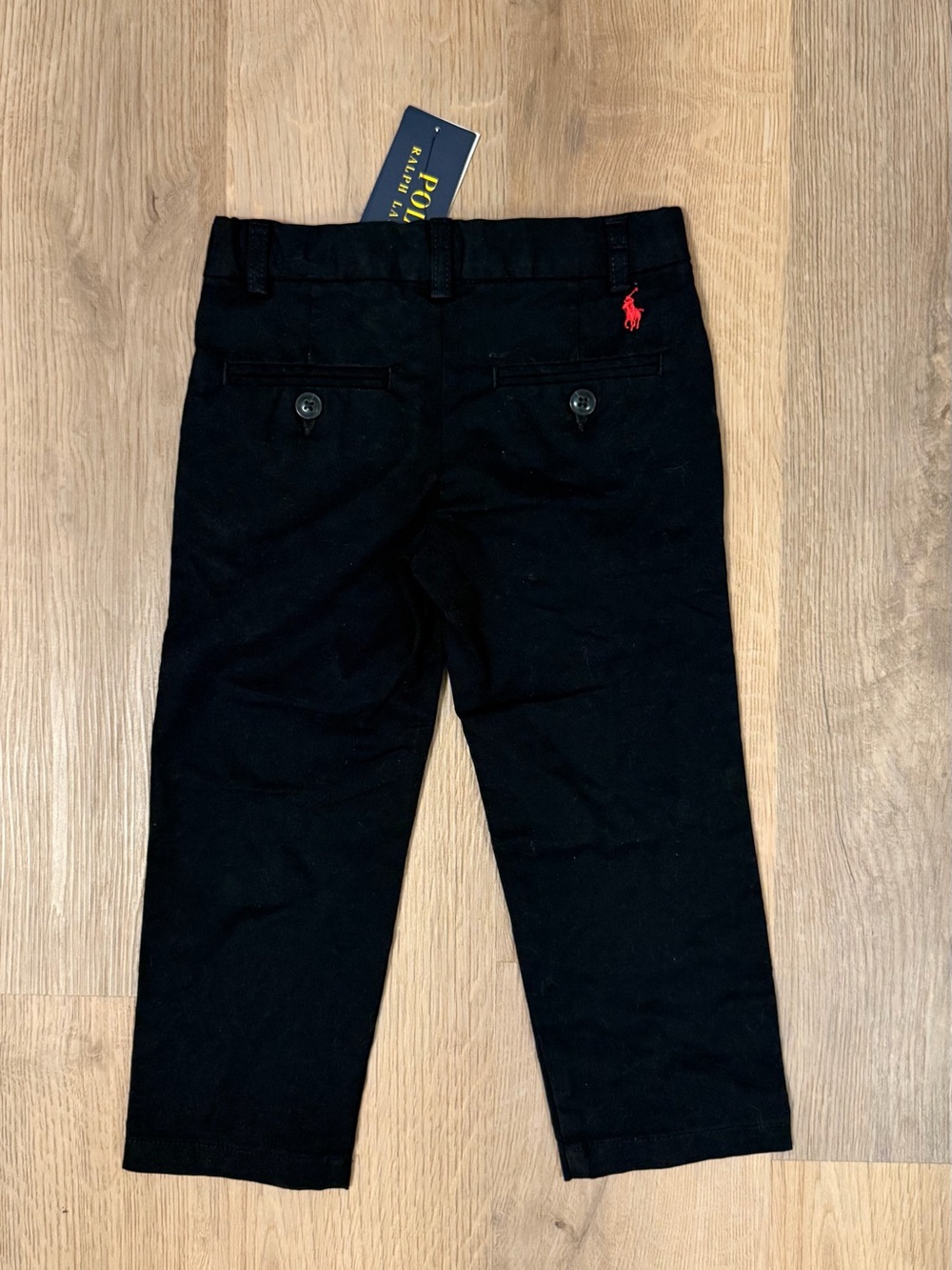 Polo Ralph Lauren Toddler Boys Black Chino Pants 2/2T NWT - Picture 6 of 11